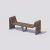 Скамейка Инфинити вуд/Infinity wood